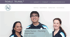 Desktop Screenshot of noblenurse.com